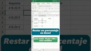 Resta porcentajes como un pro en Excel 📊💡