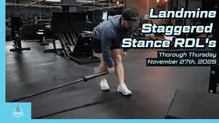 Satggered Stance Landmine RDL's