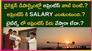 Assistant Directors | What is an apprentice job in films | Direction Department | Cinema Paradise