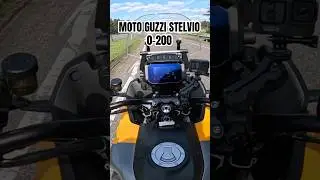 Moto Guzzi Stelvio 0-200 Launch