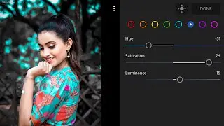 Dark and Aqua tone Lightroom photo editing//preset download free//