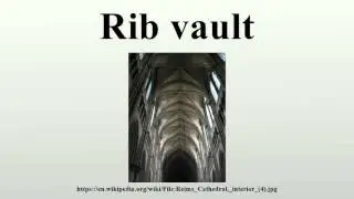 Rib vault