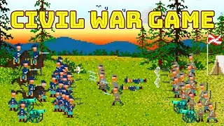 *NEW* American Civil War RTS 2D Game | Warlet: American Civil War (Level 1-10)