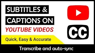 How to Add Auto Subtitles in YouTube Video🔥| Any Language | Free - No 3rd Party Tools! #cad3d