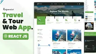 ✈️ React JS Tutorial - Tours Page Development | Download Full Source Code. Part 4