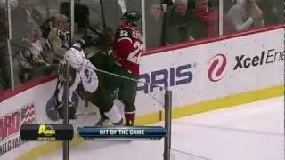 Cal Clutterbuck nails Jan Hejda [HD]