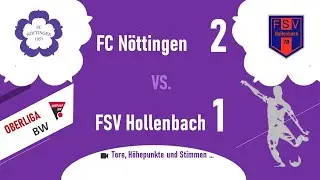 Oberliga Baden-W&uuml;rttemberg: FCN - FSV Hollenbach 2:1 (1:1) ...