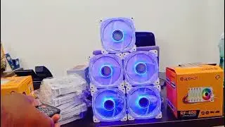 Aptech RGB 5 IN 1 Case Cooling Fan With Remote Controller