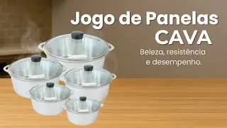 Jogo de Panelas Alumínio Fundido Tampa de Vidro! O conjunto perfeito para sua cozinha! 🔥👩‍🍳