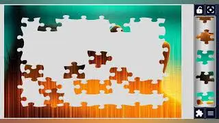 Abstract Glow jigsaw puzzle 💡// #abstractart #digital #glowvibes #artisticpuzzle @puzzlemaster1034 
