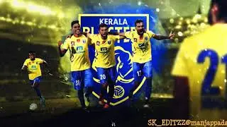 😍😍😘 katta support to KERALA BLASTERS 😘😍manjappada