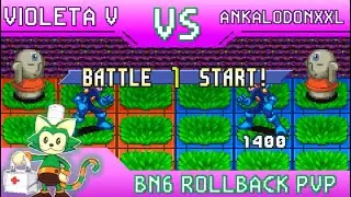 [MMBN6 PvP] - Violeta Volnutt (Gregar) VS ankalodonxxl (Gregar)