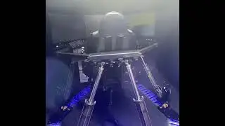 6DOF Motion Platform using PLC/HMI and Simtools running at 350mm/s👊😎
