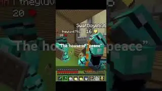 The house of &ldquo;peace&rdquo;on PvP club #minecraft #pvpclub #gaming