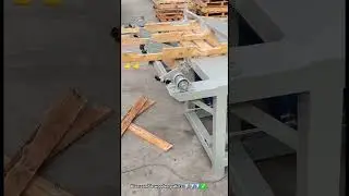 Ingenious machining : Disassemble wooden pallets easily