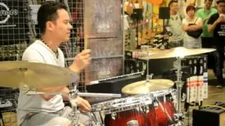 David Nooi,Martin Ngim. Kudut Othman Shed at Drumstore Paradigm Mall UFIP Cymbals Launching!
