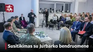 Susitikimas su Jurbarko bendruomenės atstovais