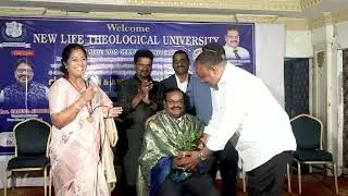 BISHOP DR JOSEPH PALANGI BIRTHDAY ll NEW LIFE THEOLOGICAL UNIVERSTY ll MRS SWATHI KRISHNA GOUD GARU