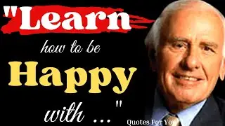 Jim Rohn's quotes that leave you speechless || Quotes For You