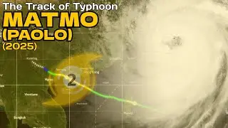 The Track of Typhoon Matmo (Paolo) (2025)