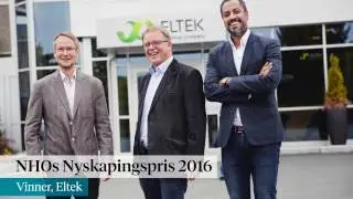 Eltek winners of the 2016 NHO Innovation Award (Nyskapingsprisen 2016)