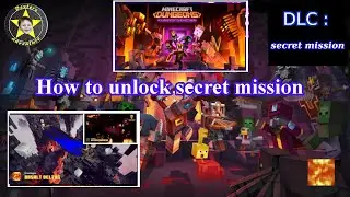 How to unlock secret mission | Flames of the Nether : Minecraft Dungeons | DLC | Basalt Deltas