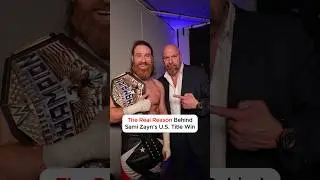 Why WWE Made Sami Zayn the New US Champion?