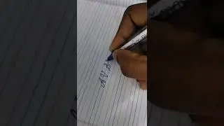 #Cursive writing ##AV Shaarvil official |||