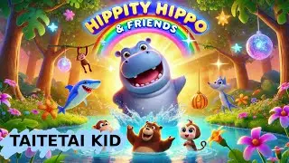 Hippity Hippo's Musical Playdate! | Sad Shark, Monkey Cool & Friends | TAITETAI KID