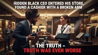 Hidden Black CEO Entered His Store, Found a Cashier with a Broken Arm — The Truth Was Even Worse