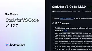 Cody for VS Code v1.12.0 is out!