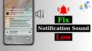 How To Fix Notification Sound Low on iPhone iOS 18 | Make Notification Sound Louder