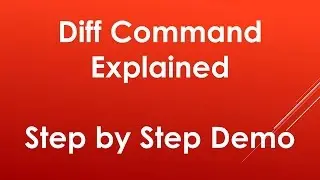 Using diff command in Unix / Linux | Explained with examples