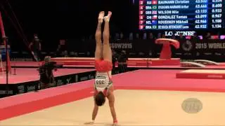 BRAEGGER Pablo (SUI) - 2015 Artistic Worlds - Qualifications Floor Exercise