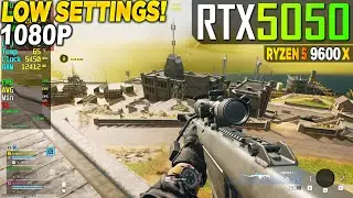 Warzone RTX 5050 + Ryzen 5 9600x - 1080p Very Low,