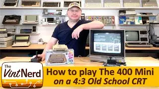 Подключите HDMI вашего Atari 400 Mini к ЭЛТ-телевизору Commodore 😎