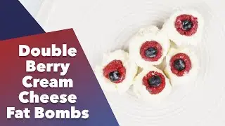 Keto Double Berry Cream Cheese Fat Bombs Recipe