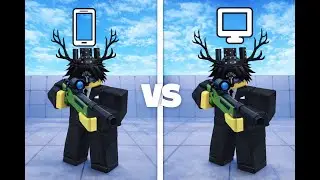 PLAYING ON MOBILE FOR THE FIRST TIME (ROBLOX RIVALS)......