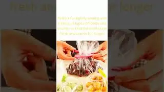 Plastic Food Snack Bag Pouch Clip Sealer for Keeping Food Fresh for Home, Kitchen, Camping #short