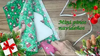 FANTASTICOS pinos NAVIDEÑOS | cute CHRISTMAS PINE TREE | MINI PINHOS de NATAL com RECICLAGEM