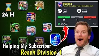 TRYING TO REACH DIV 1 IN MY SUBSCRIBERS ACCOUNT FROK DIVISION 4 🔥 - eFootball 2026 Mobile