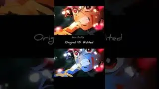 Original vs Edited l Demon Slayer 🤯🔥 l #animeedit #otaku