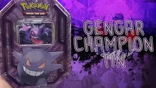 Pok&eacute;mon Cards - EPIC Gengar Pokemon Champions Tin Opening! | THAT GOLD THO!!!