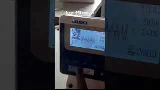 Juki LK-1900s Level 3, programme, How to remove Error code -908 Juki Bartack machine #sewingmachine
