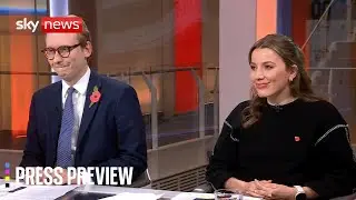 Sky News Press Preview | Tony Diver and Zo&euml; Gr&uuml;newald | Thursday 23 October 2025
