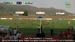 Namibia vs Comoros AFCON U- 20 COSAFA Egypt 2023