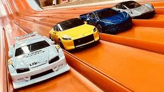 SRC Review: 10 New 2022 Hot Wheels Cars from E and F cases  Unboxing, Review, and Race!