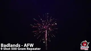 Badlands &ndash; 12157 - AFW - 500 Gram Repeater Case - Wholesale Fireworks - WFBOOM.COM