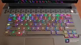 Using the Alienware Command Center for my Alienware M15 R2 with a Per-key RGB keyboard.