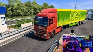 Fragile Cargo: Electrical Cables II Euro Truck Simulateur 2 II Gameplay Steeringwheel 